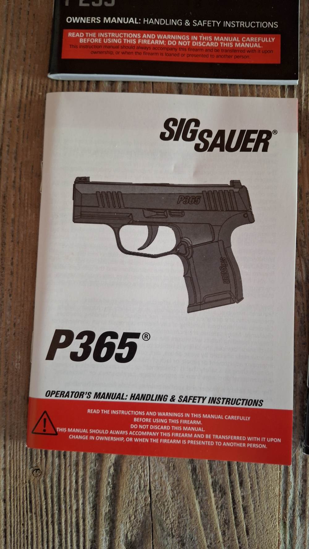 8 Piece Lot of Sig Sauer Pistol Manuals -img-5