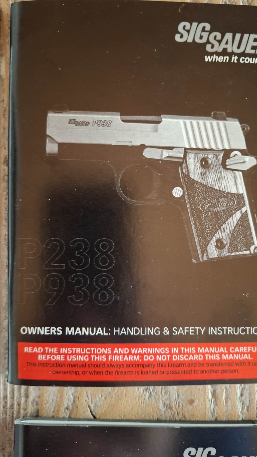 8 Piece Lot of Sig Sauer Pistol Manuals -img-2