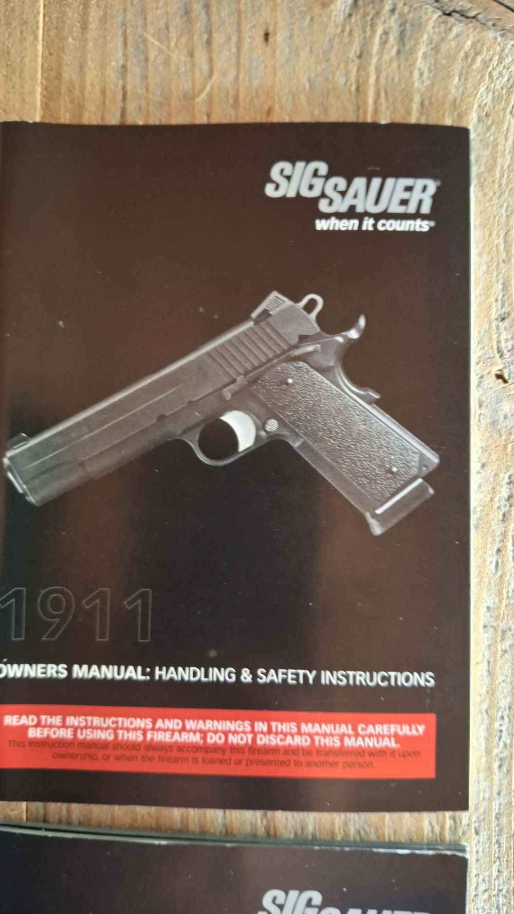 8 Piece Lot of Sig Sauer Pistol Manuals -img-4