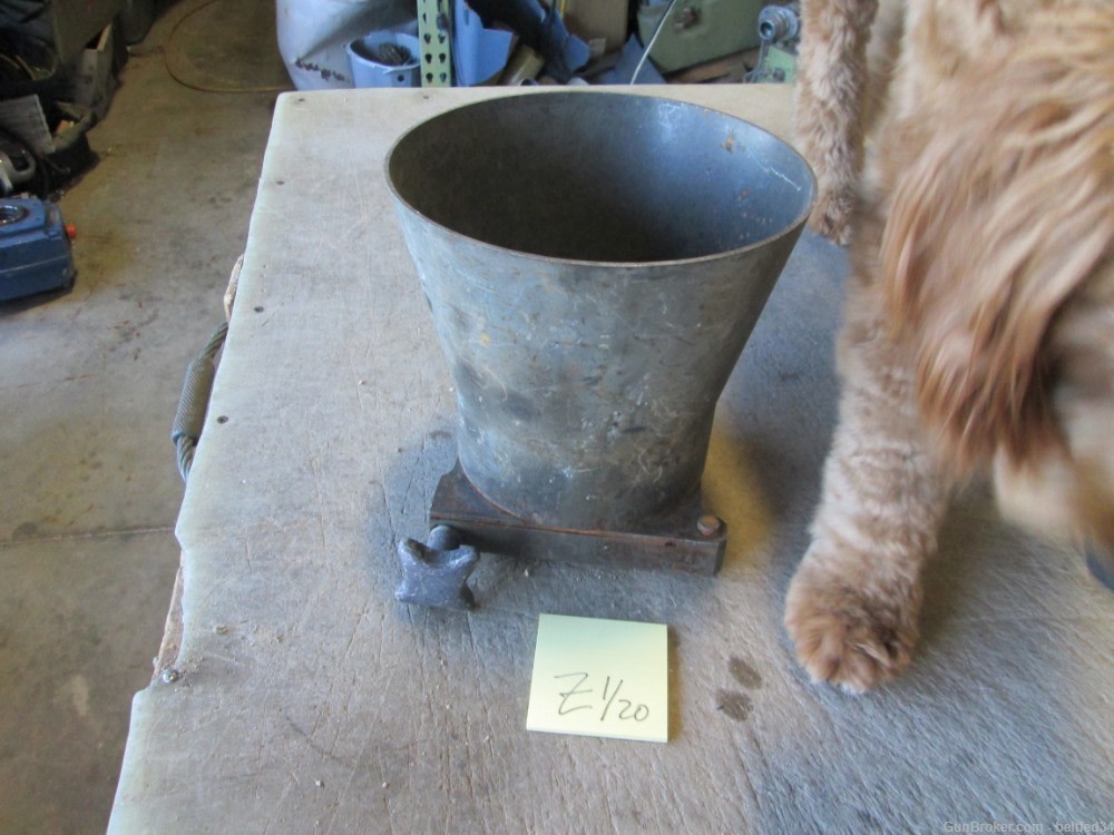 Used Blast Deflector for M120 Mortar 120MM, Nice Complete Cond.-img-0