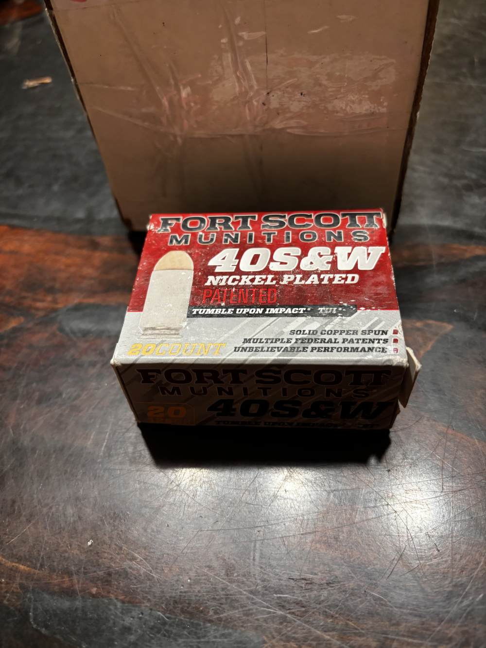 Fort Scott 40 S&W 125gr TUI Nickel Plated-img-1