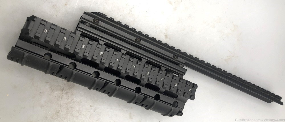 AIM Sports Saiga 12G Quad Rail for 12-Gauge Shotgun w/ Rail Covers-img-5