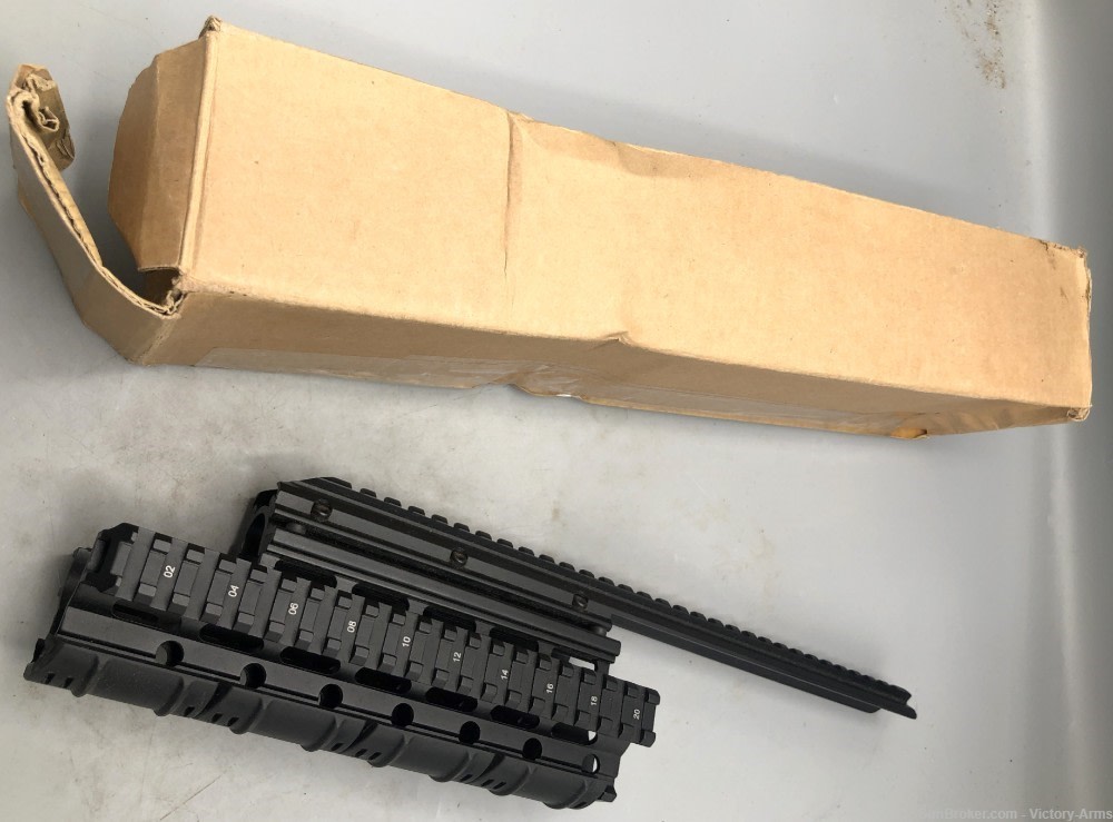 AIM Sports Saiga 12G Quad Rail for 12-Gauge Shotgun w/ Rail Covers-img-9