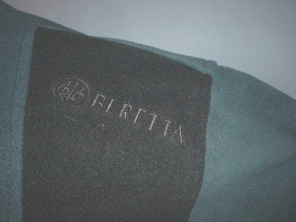 Beretta green fleece jacket size XX-LARGE; nice shape!-img-3