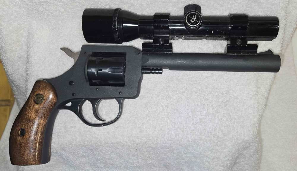 NEF Model R92 Ultra- 9 Shot .22 LR Revolver with Scope-img-18