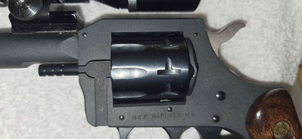 NEF Model R92 Ultra- 9 Shot .22 LR Revolver with Scope-img-3