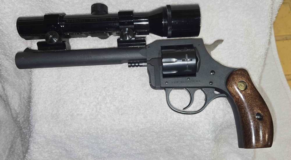 NEF Model R92 Ultra- 9 Shot .22 LR Revolver with Scope-img-0