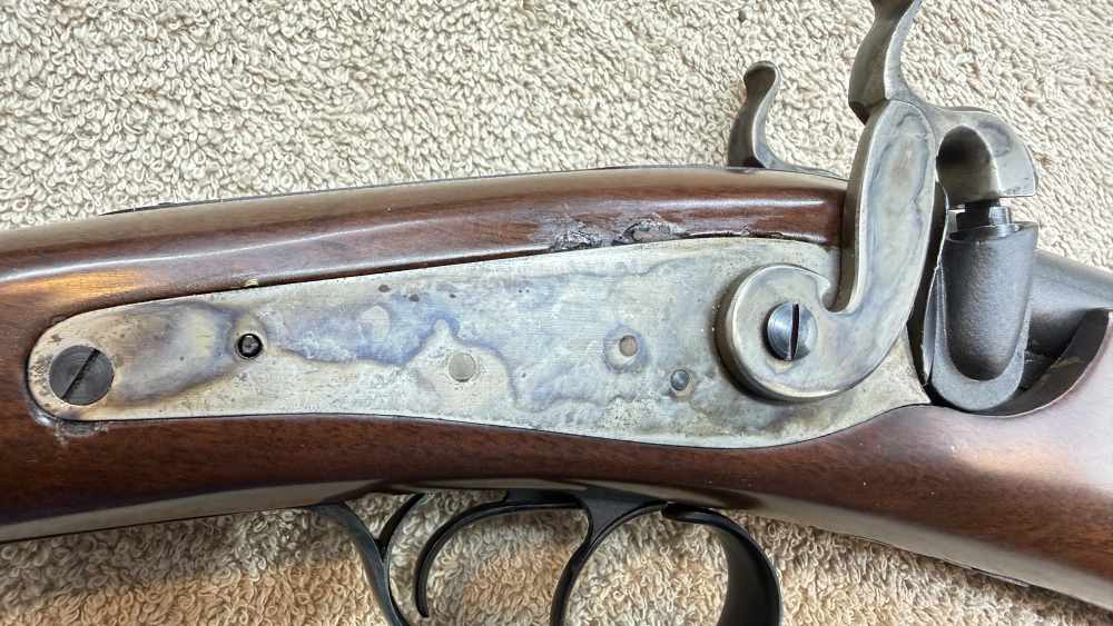 Palmetto Arms Over / Under 12 gauge Black Powder Shotgun VG COND -img-20