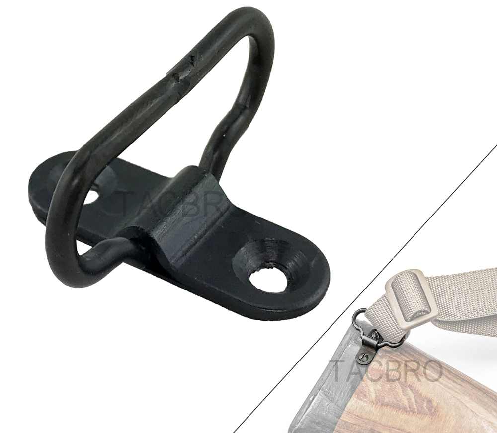 TACBRO All Steel Sling Swivel For All SKS/AK 7.62x39mm Wood Wooden Stock-img-0