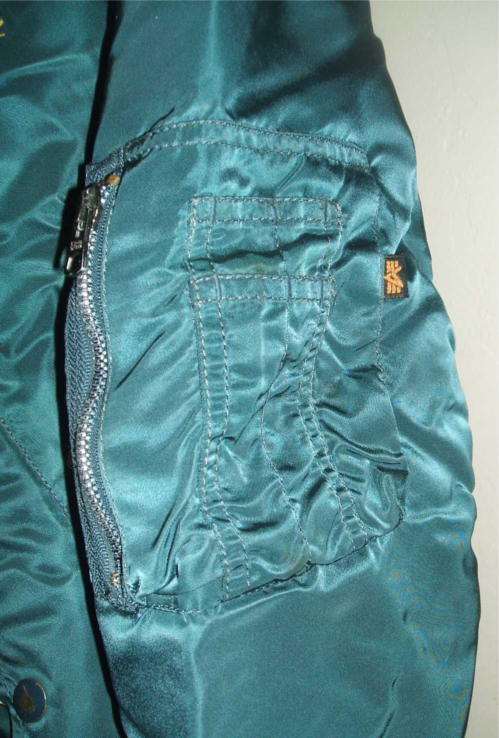 Alpha "3-Line" MA-1 style jacket Lg shooting instructor "Spann"-img-8