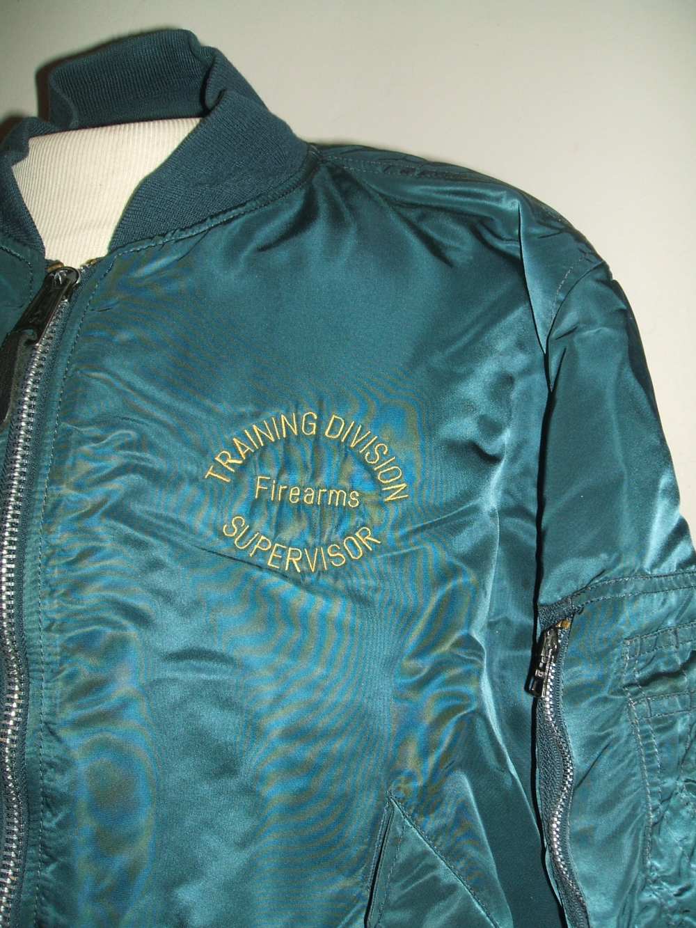 Alpha "3-Line" MA-1 style jacket Lg shooting instructor "Spann"-img-0