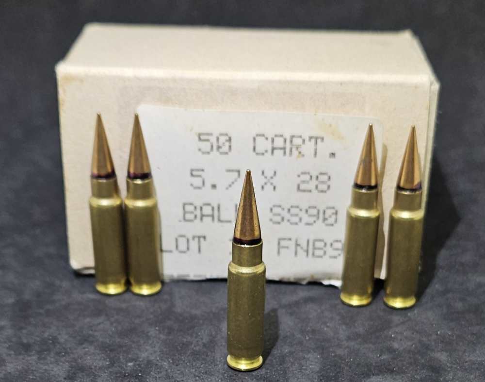 1 round of Rare Collectible 5.7x28mm SS90 5.7x28  predates SS190-img-3