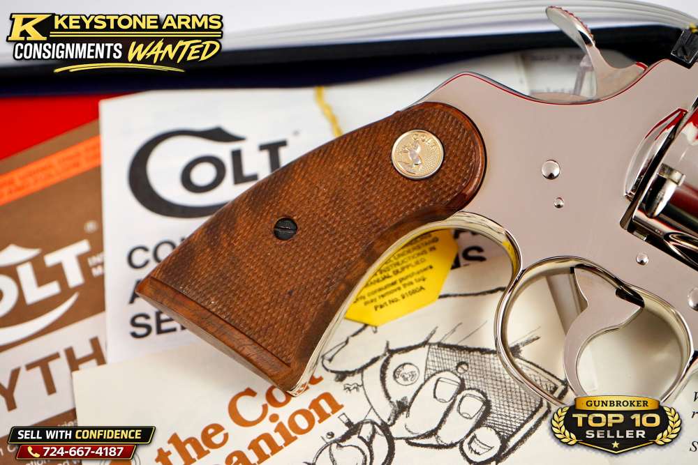 KING OF SNAKE GUNS 3" NICKEL COLT PYTHON DOCUMENTED IN BOOK NIB GRAIL-img-11