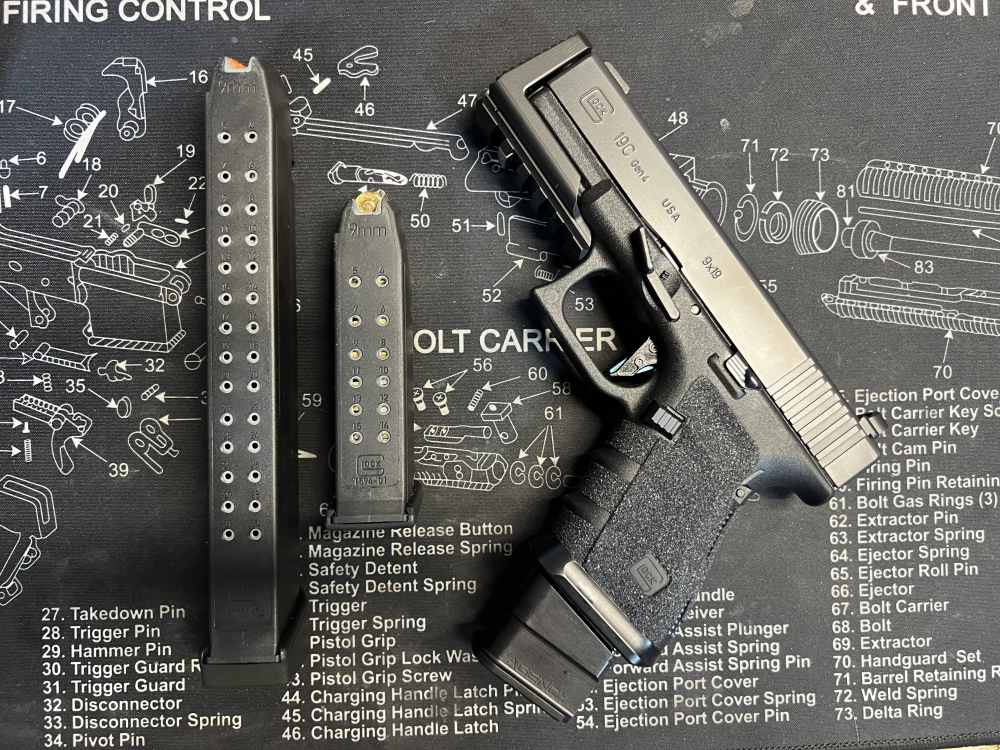 G19C (9mm) Glock 19C Gen4 Custom Stand Off -CWRAY-img-2