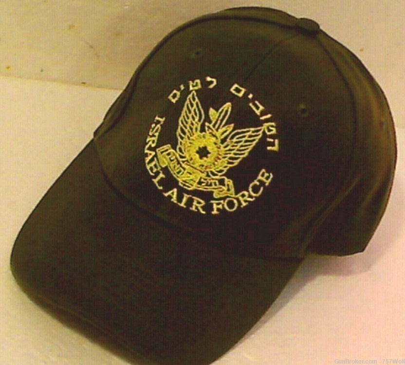 Israel Israeli Air Force Embroidered Baseball Cap Hat Adjustable OD Green-img-0