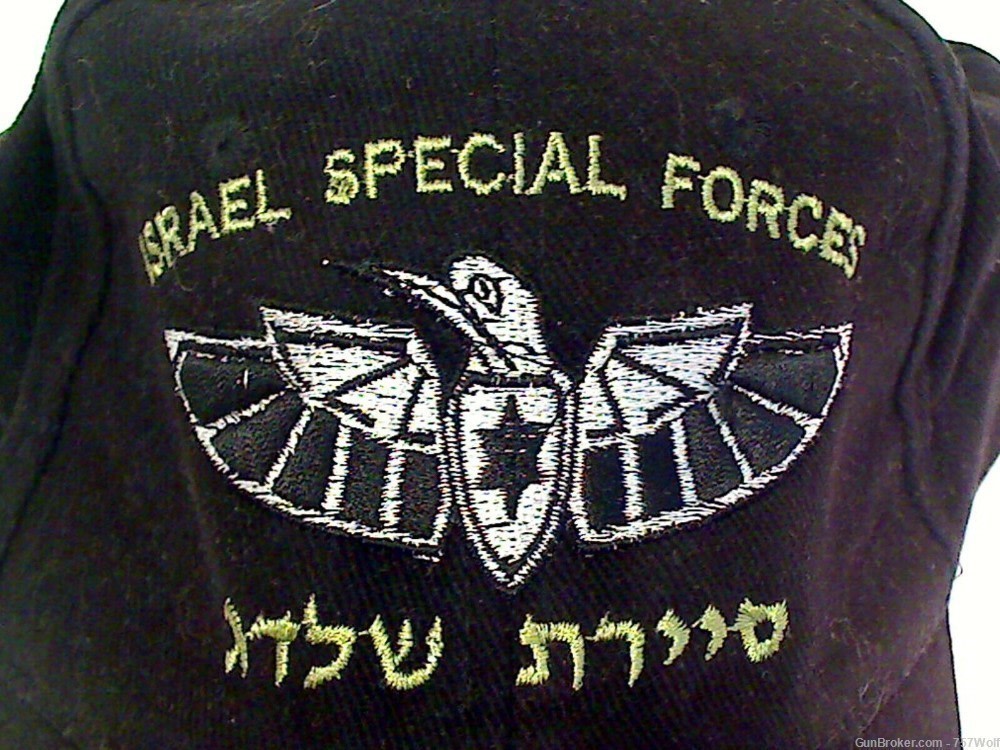 Israel Military Special Forces Black Cotton Baseball Cap Adjustable 1-Size-img-1