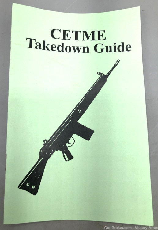 CETME Rifle Takedown Guide Manual Book-img-0