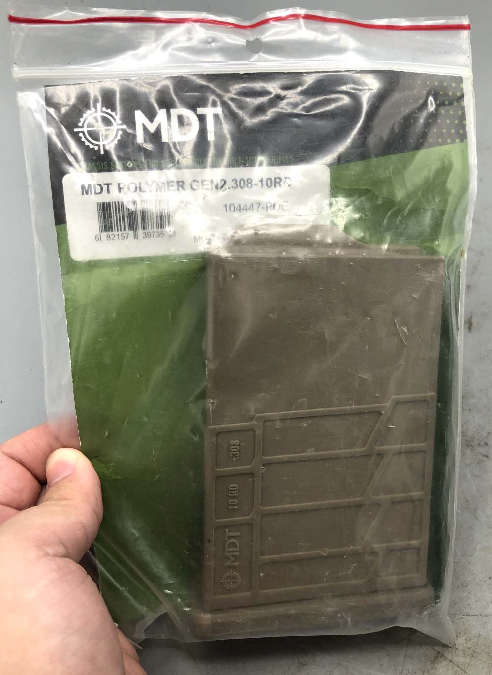 MDT 10rd Polymer AICS Magazine .308 / 6.5 CM 104447-FDE-img-0