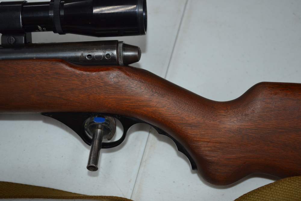 Mossberg Model 152 .22LR s/a rifle w/scope 18-1/4" barrel-img-2
