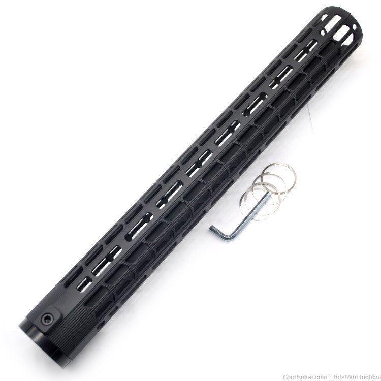 17" AR10 308 Low Profile MLOK MLOCK Free Float Handguard Rail 7.62 AR-10-img-1