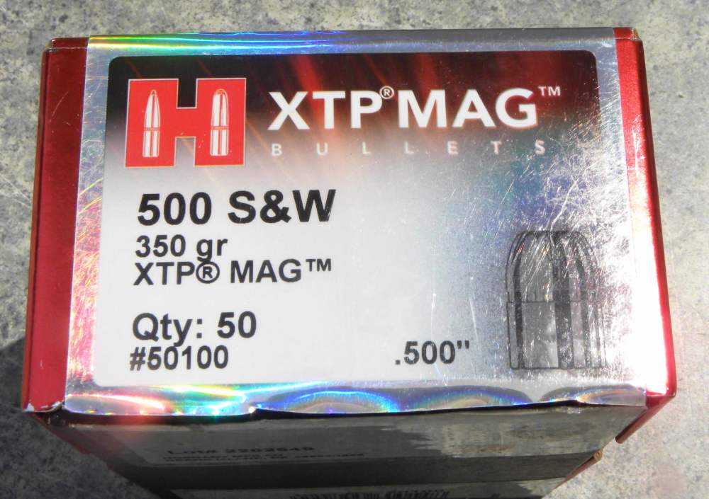 50 Ct Box of Hornady #50100 XTP Mag 500 S&W 350 Gr -img-1