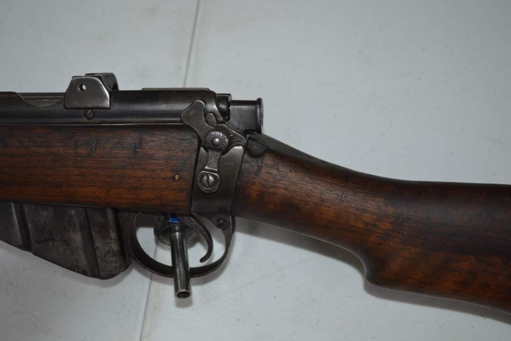 BSA Mod NO1 MKIII* .303 British b/a rifle 22" barrel cut down no rear sight-img-3