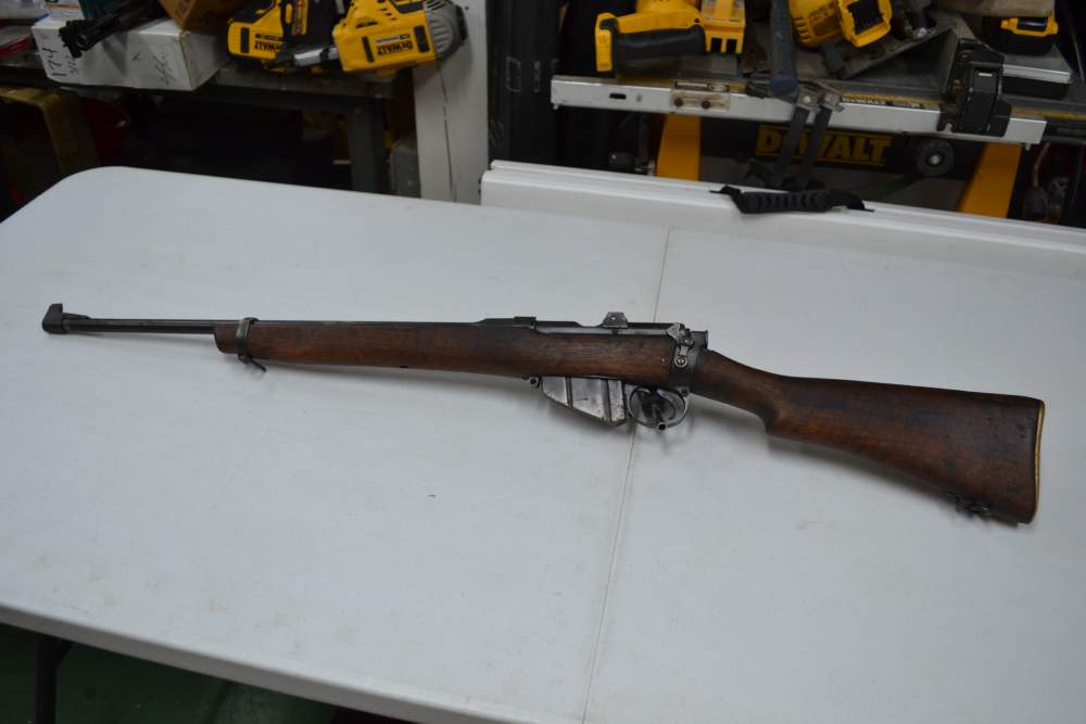 BSA Mod NO1 MKIII* .303 British b/a rifle 22" barrel cut down no rear sight-img-0