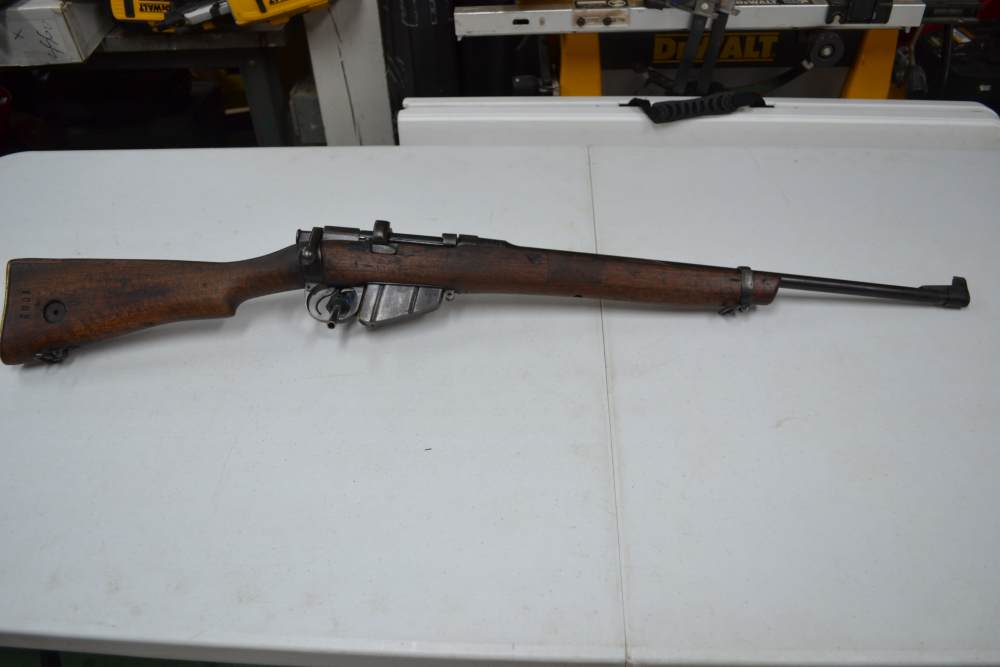 BSA Mod NO1 MKIII* .303 British b/a rifle 22" barrel cut down no rear sight-img-7