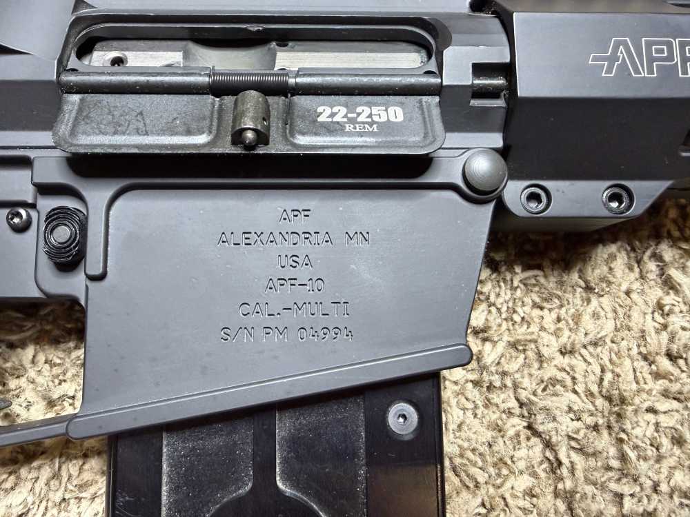 Like new Alex Pro APF-10 22-250 w/ carbon fiber barrel NICE! Trades!-img-5