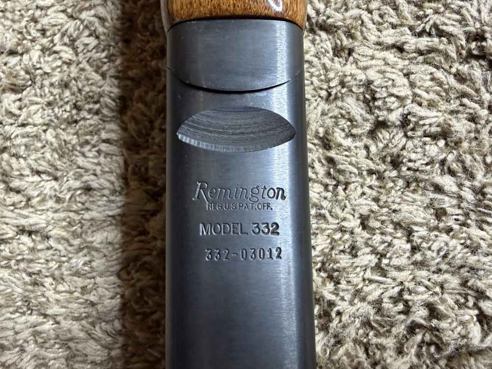 Like new Remington 332 o/u 12 gauge from Remington Archives NICE! Rare!-img-10