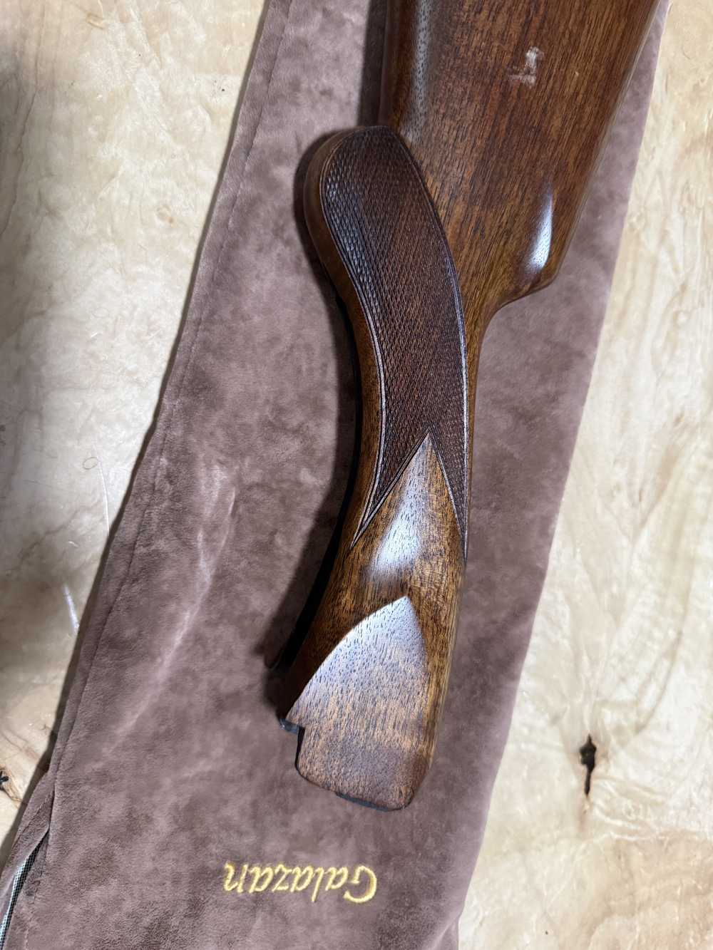 Factory OEM Browning Superposed 1957 Lightning Grade 12ga Round Knob Stock-img-7