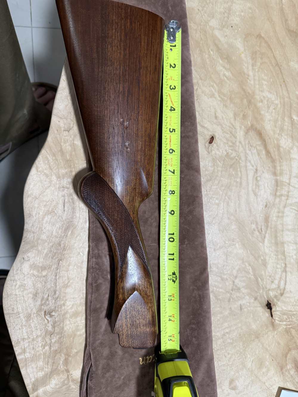 Factory OEM Browning Superposed 1957 Lightning Grade 12ga Round Knob Stock-img-14