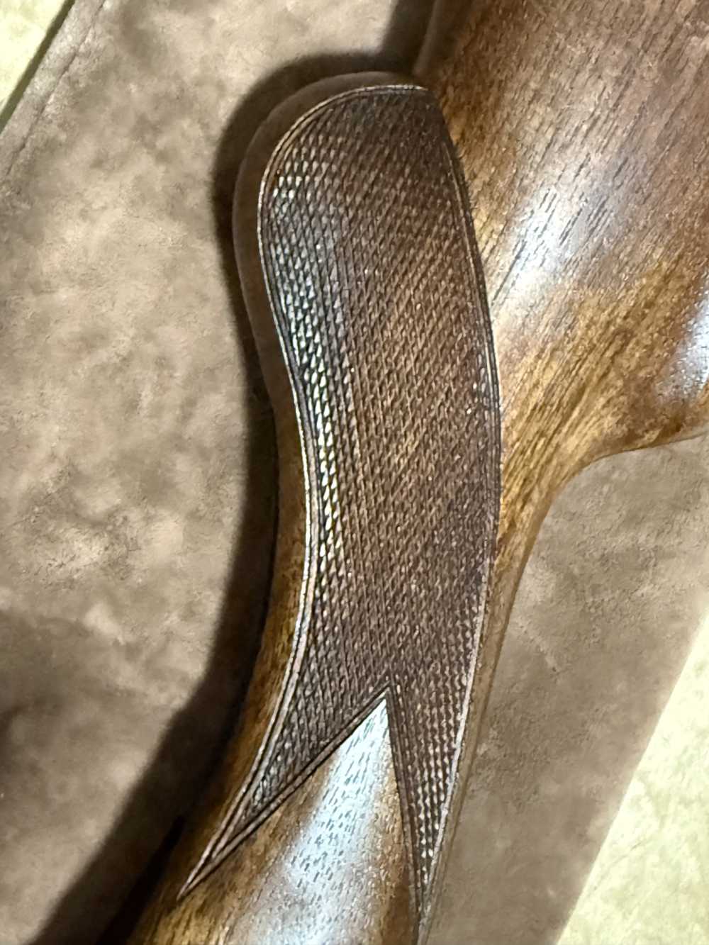 Factory OEM Browning Superposed 1957 Lightning Grade 12ga Round Knob Stock-img-13