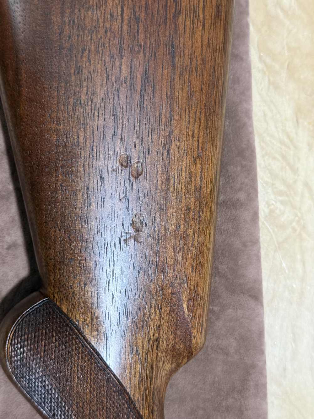 Factory OEM Browning Superposed 1957 Lightning Grade 12ga Round Knob Stock-img-4