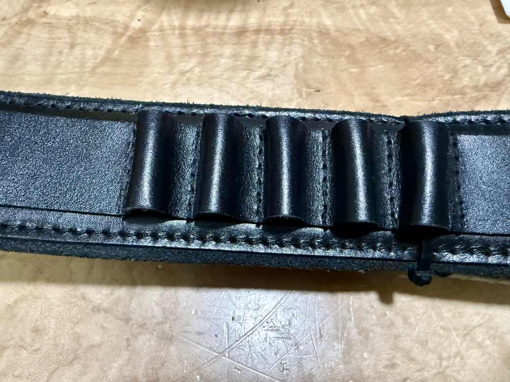 Saddle Mate Hunting Rifle Sling Cartridge A-1112 Top Grain Genuine Leather-img-7
