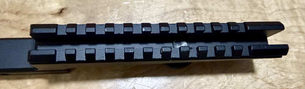 AR15 / M16 Z-Style Rail Carry Handle Mount, Black Aluminum Used-img-5