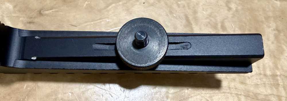 AR15 / M16 Z-Style Rail Carry Handle Mount, Black Aluminum Used-img-8