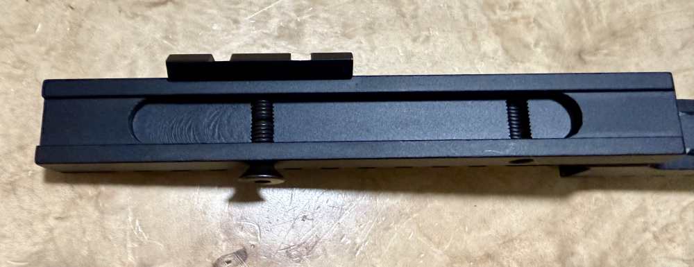 AR15 / M16 Z-Style Rail Carry Handle Mount, Black Aluminum Used-img-7
