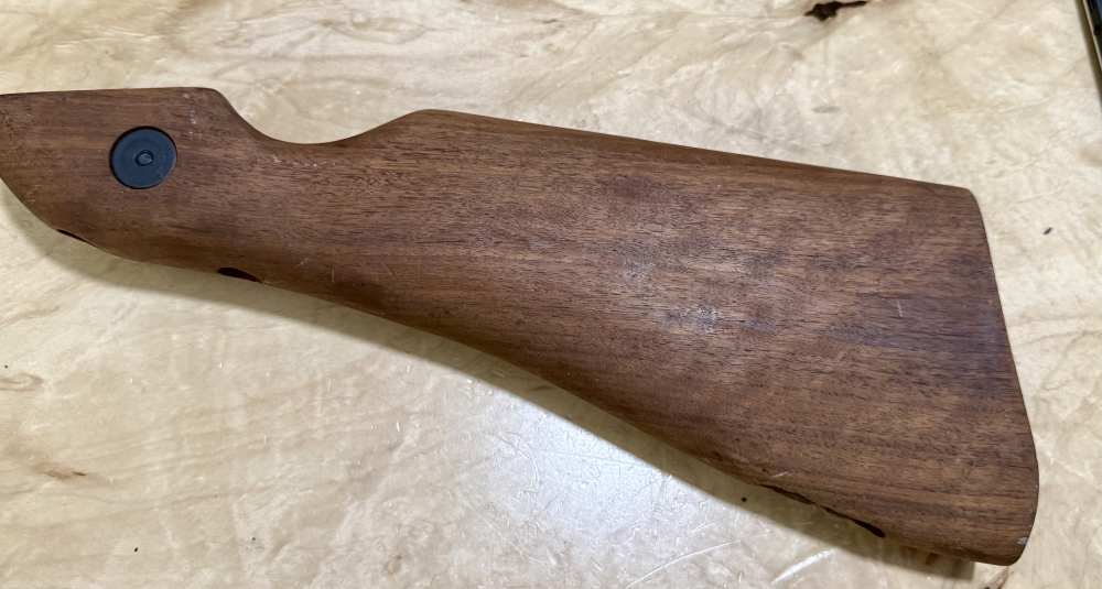 USGI Thompson M1A1 Buttstock, with Reinforce Bolt and Plate-img-2