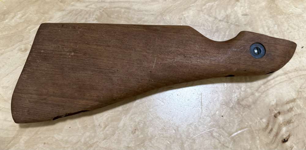 USGI Thompson M1A1 Buttstock, with Reinforce Bolt and Plate-img-0