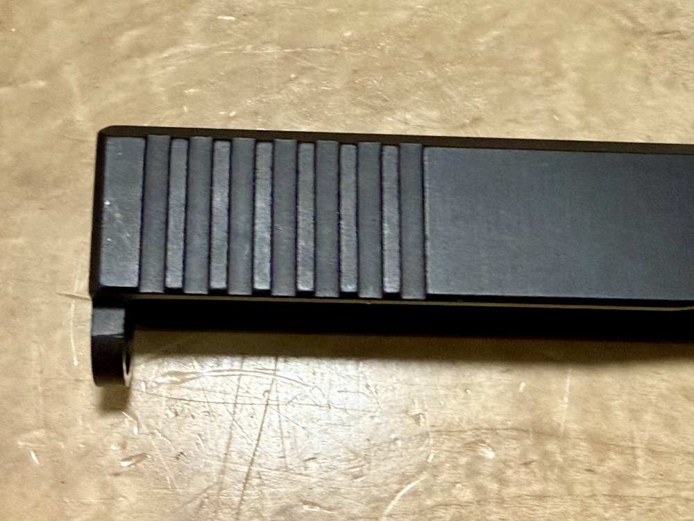 P80 9mm Glock 17 Gen 3 Stripped Slide Front/Rear Serations With Barrel-img-15