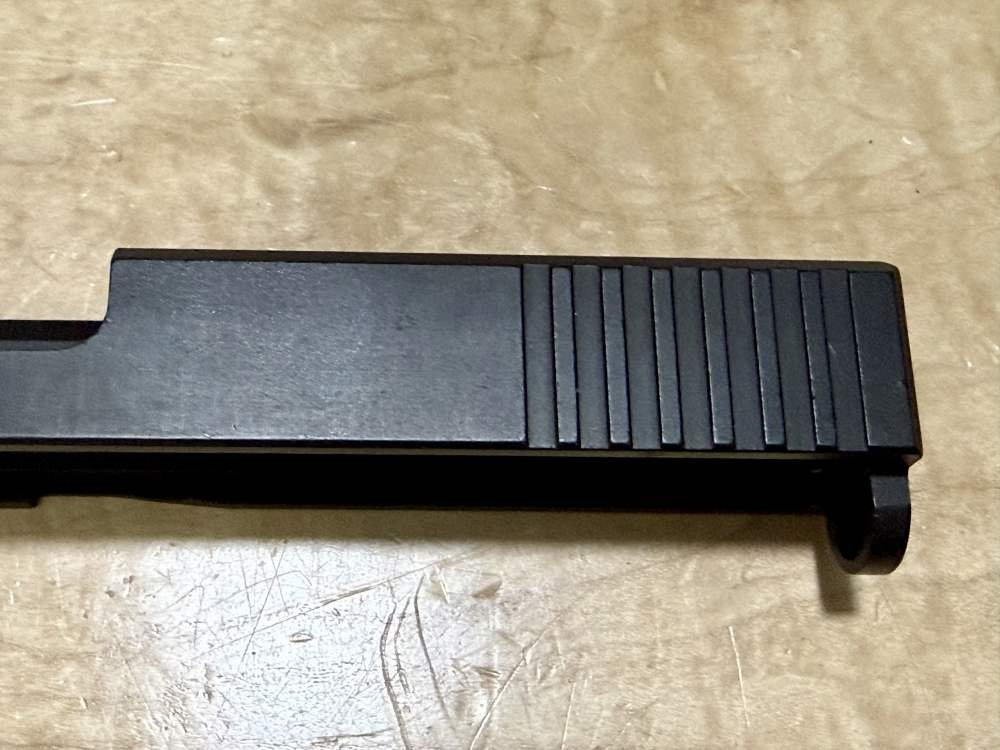 P80 9mm Glock 17 Gen 3 Stripped Slide Front/Rear Serations With Barrel-img-18