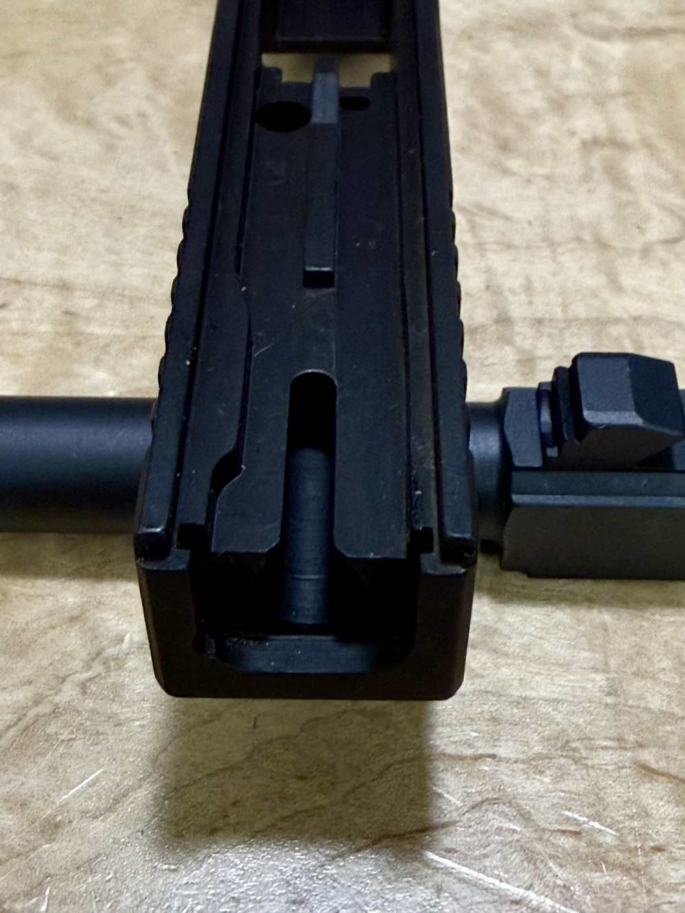 P80 9mm Glock 17 Gen 3 Stripped Slide Front/Rear Serations With Barrel-img-19