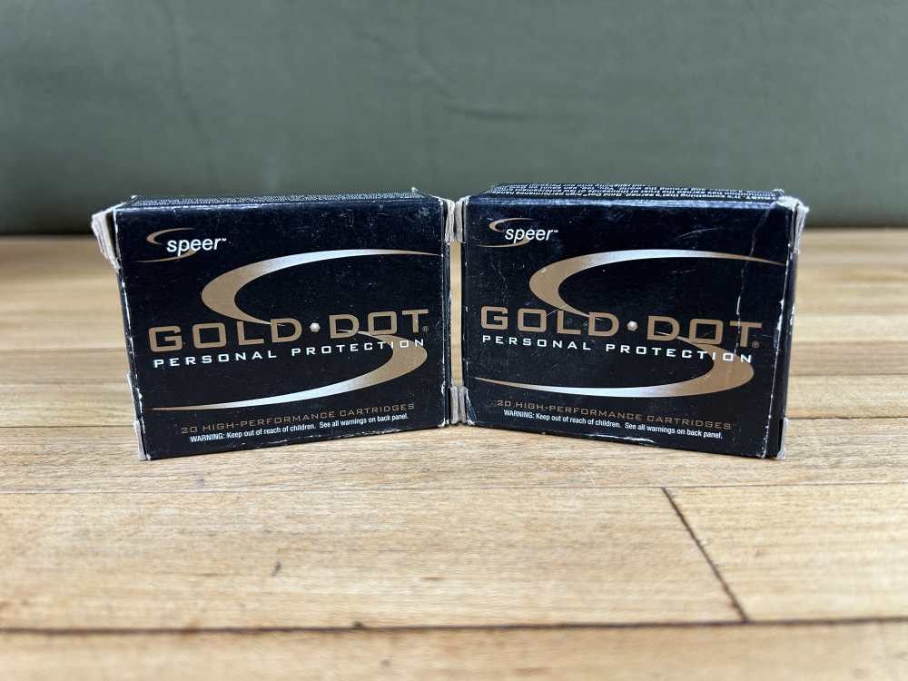 Speer Gold Dot .380 ACP Pistol Ammo 90 GR GDHP 40 Rounds (2 Boxes) 23606 -img-1