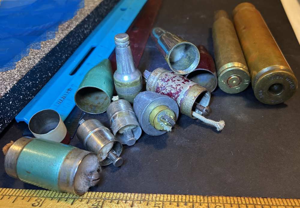 Trench Art Lighter Souvenir Odds & Ends Lot -img-2