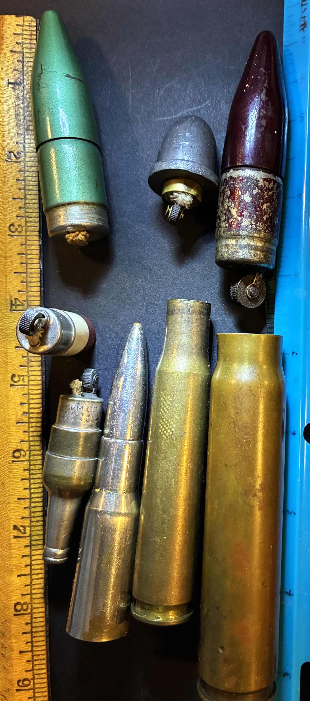 Trench Art Lighter Souvenir Odds & Ends Lot -img-1