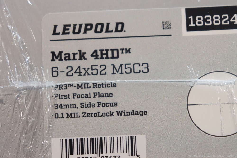 Leupold MARK 4HD Rifle Scope 6-24X52MM M5C3 FFP 34MM SF ZeroLock 183824 NEW-img-7