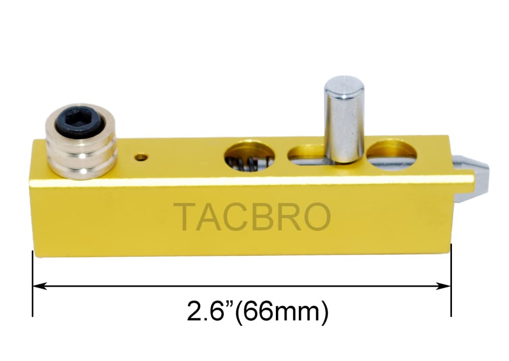 TACBRO Gold Ruger Takedown Latch for 10/22 Charger lever -img-1