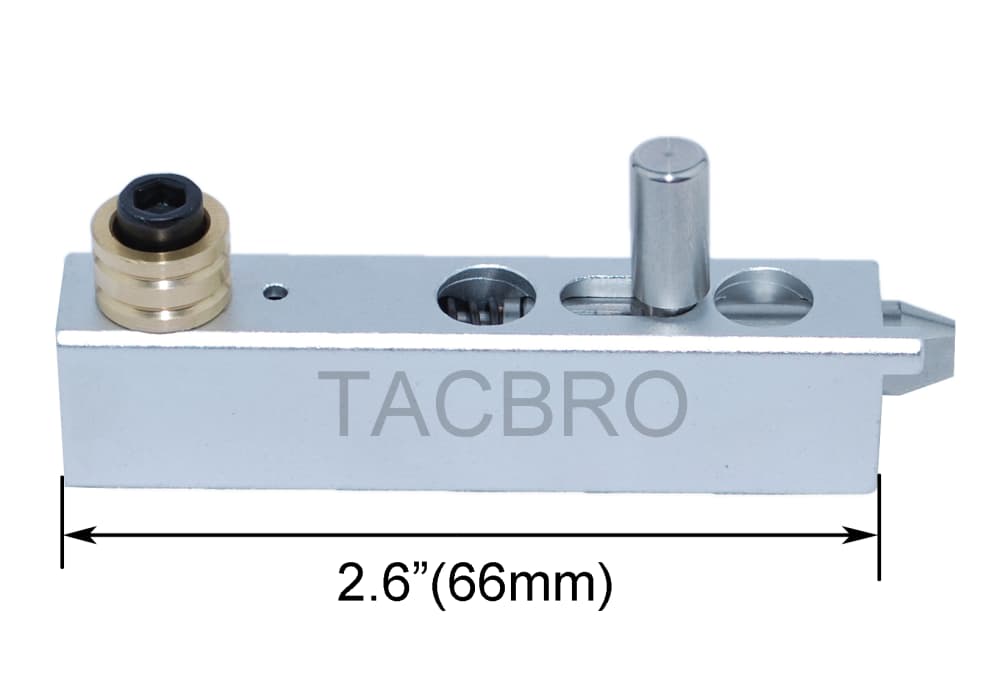 TACBRO Silver Ruger Takedown Latch for 10/22 Charger Lever -img-4