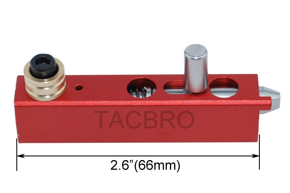TACBRO Red Ruger Takedown Latch for 10/22 Charger lever -img-3